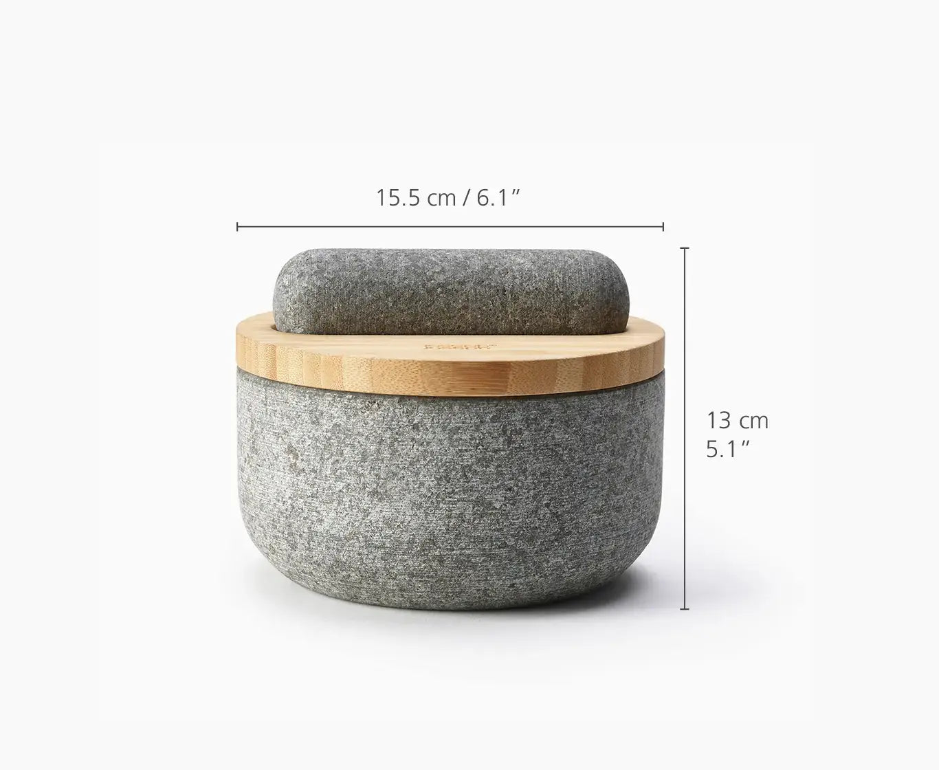 【现货】Joseph Joseph Dash™ Pestle & Mortar with Bamboo Lid