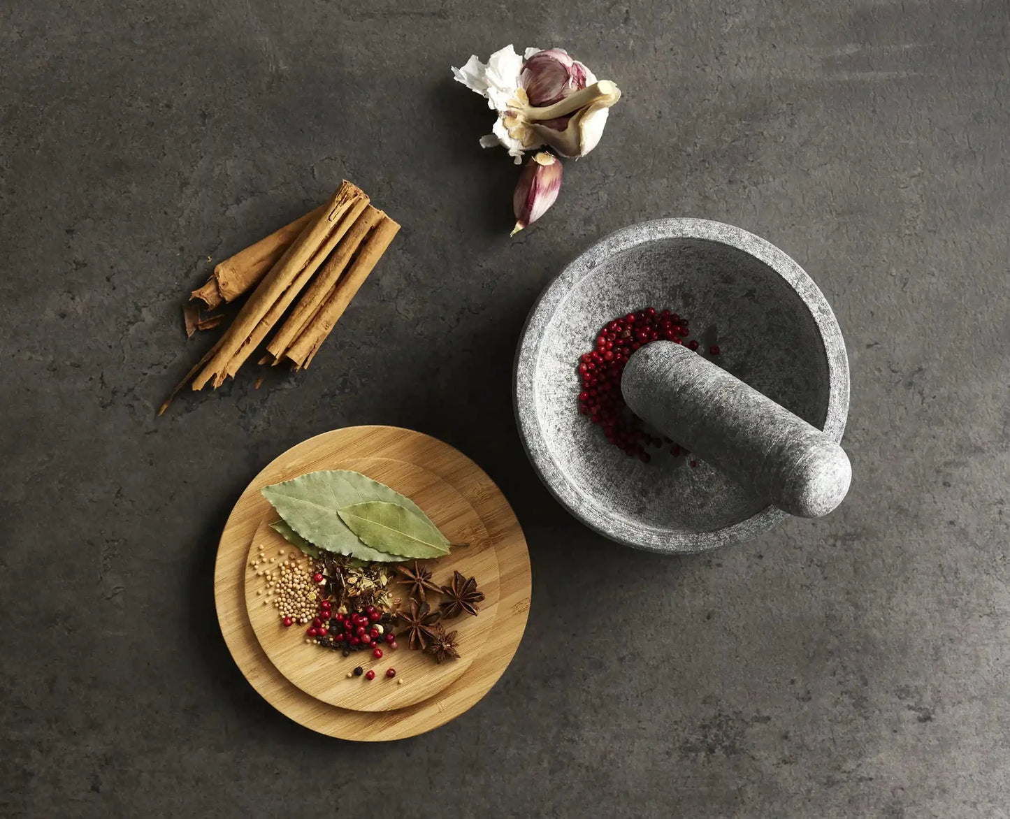 【现货】Joseph Joseph Dash™ Pestle & Mortar with Bamboo Lid