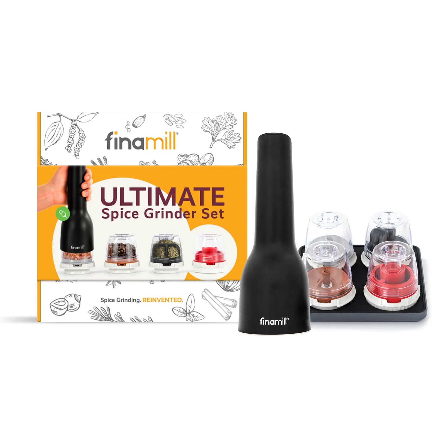 【预订】FinaMill USB充电款研磨器大礼包