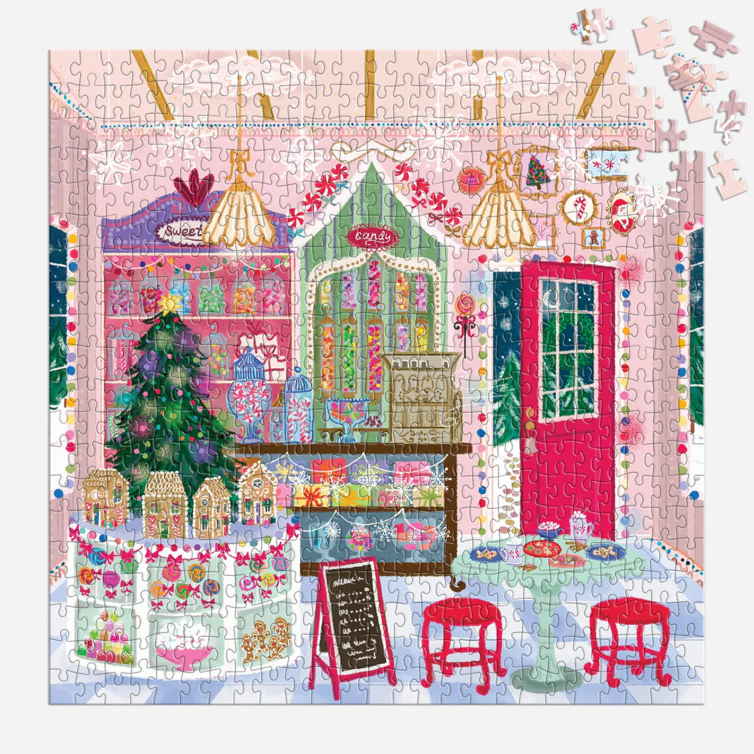 Galison - 500 Piece Puzzle in a House - Gingerbread Cottage
