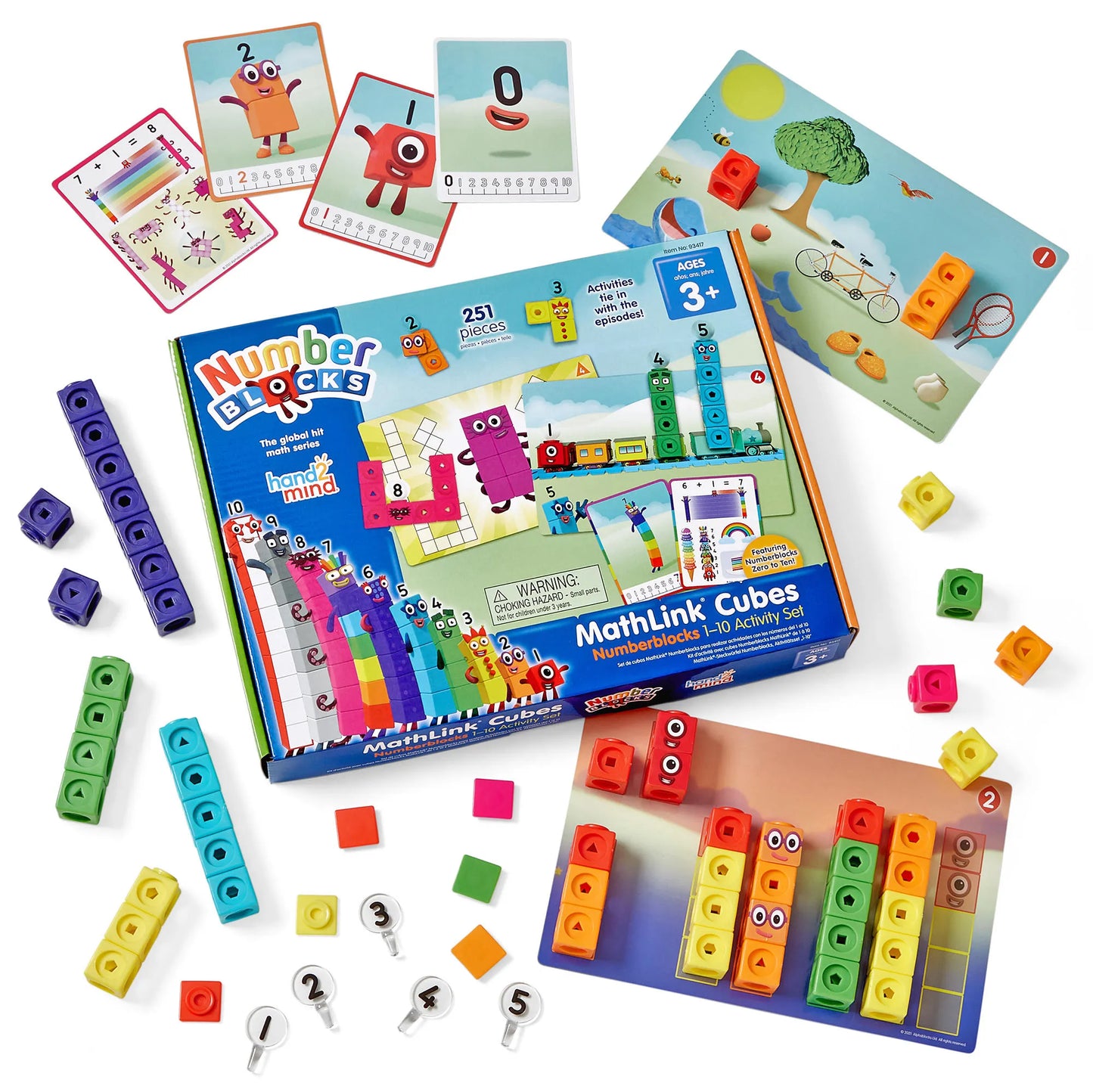 Numberblocks® - MathLink Cubes Activity Set Numberblocks 1-10