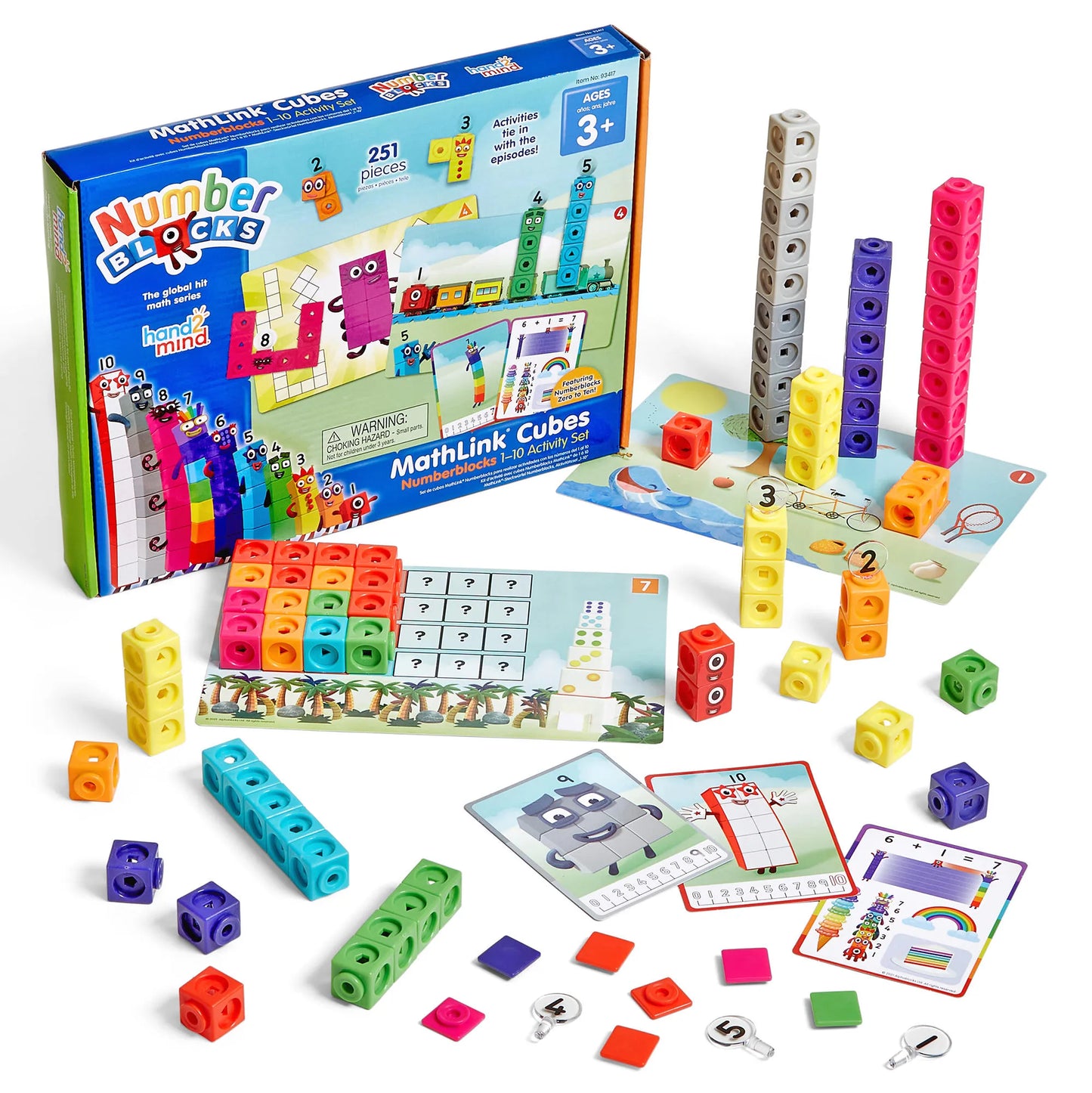 Numberblocks® - MathLink Cubes Activity Set Numberblocks 1-10
