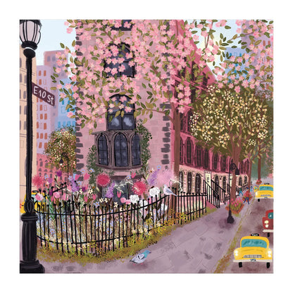 Galison - 500 Piece Puzzle - Blooming Streets