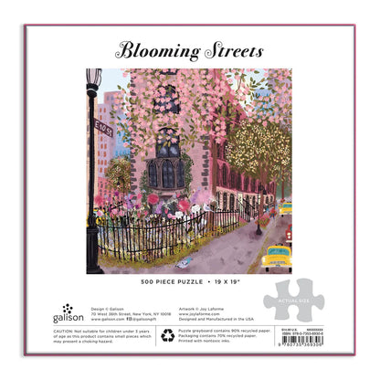 Galison - 500 Piece Puzzle - Blooming Streets