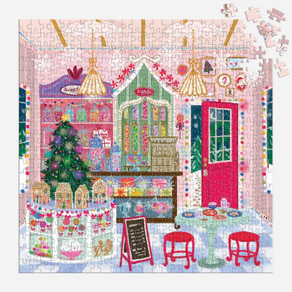 Galison - 500 Piece Puzzle in a House - Gingerbread Cottage