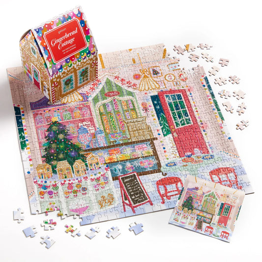 Galison - 500 Piece Puzzle in a House - Gingerbread Cottage